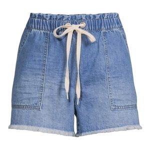 ✨No Boundaries✨ Super High Rise Tie Front Shorts Size S